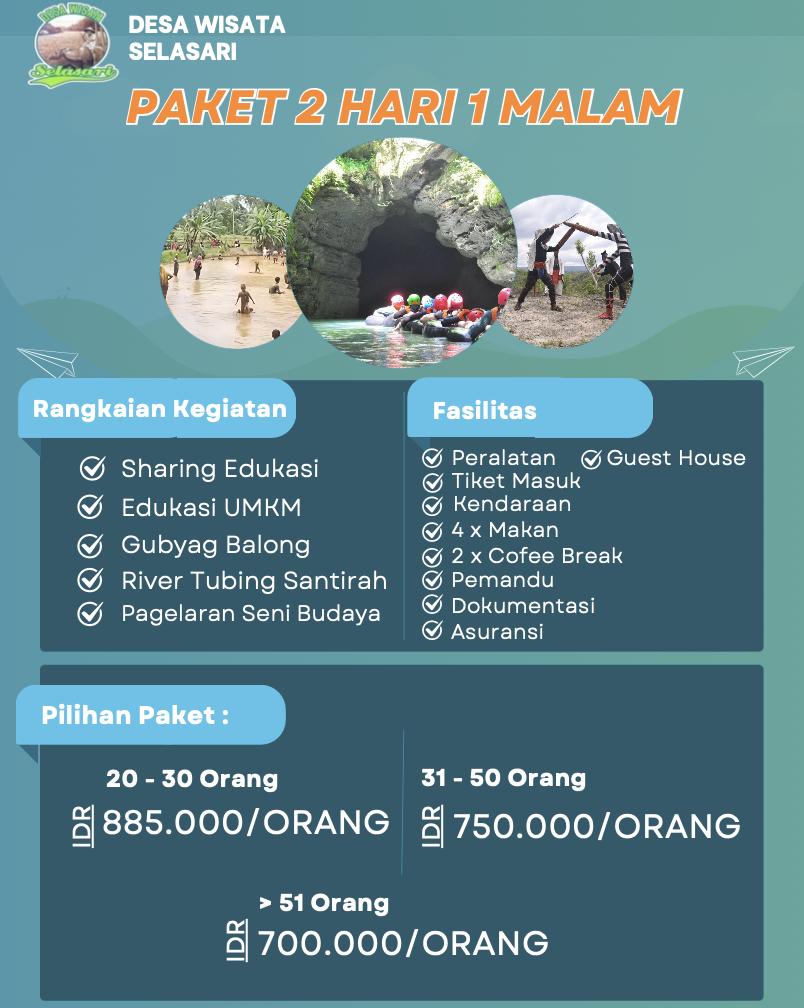 Paket 2 Hari 1 Malam